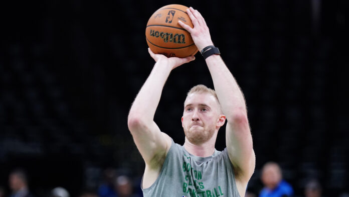 Celtics pick up Sam Hauser’s team option, working on extension