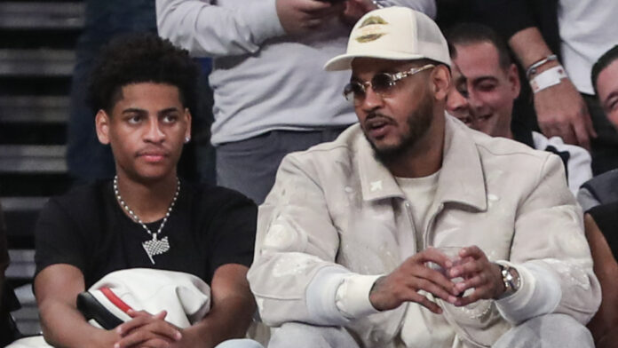 Carmelo Anthony's son, Kiyan, lays out recruitment plan