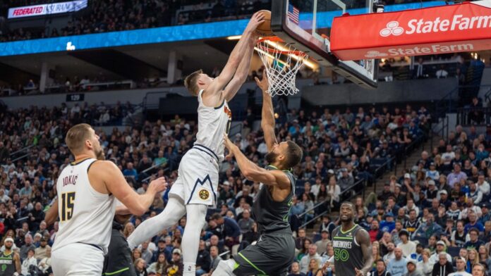 Watch: Rudy Gobert, Christian Braun assessed technical fouls following dunk, altercation