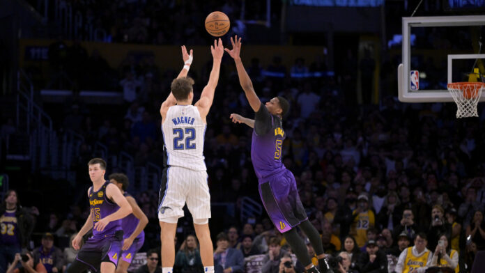 Watch: Franz Wagner's deep three sinks Lakers