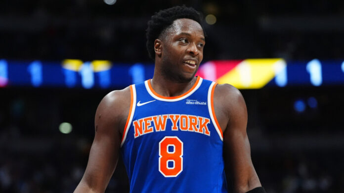 Watch: Knicks' OG Anunoby has hilarious postgame habit