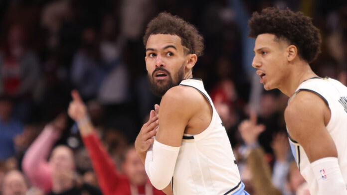 Watch: Trae Young hits game-winner against the Lakers in OT