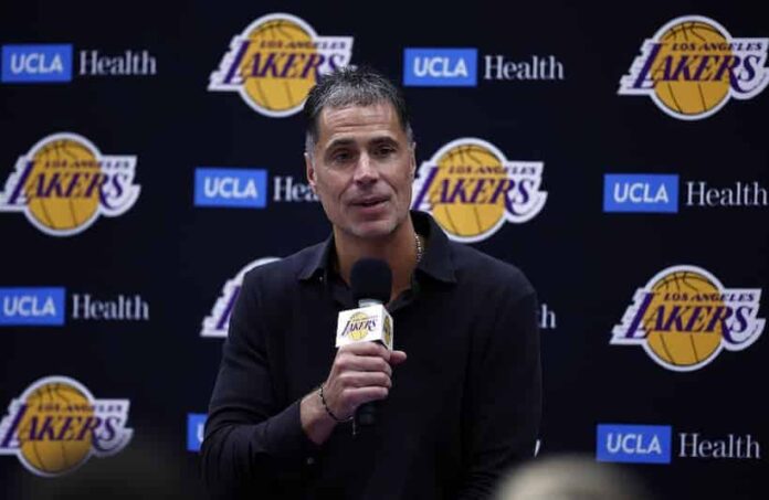 Rob Pelinka Lakers pic